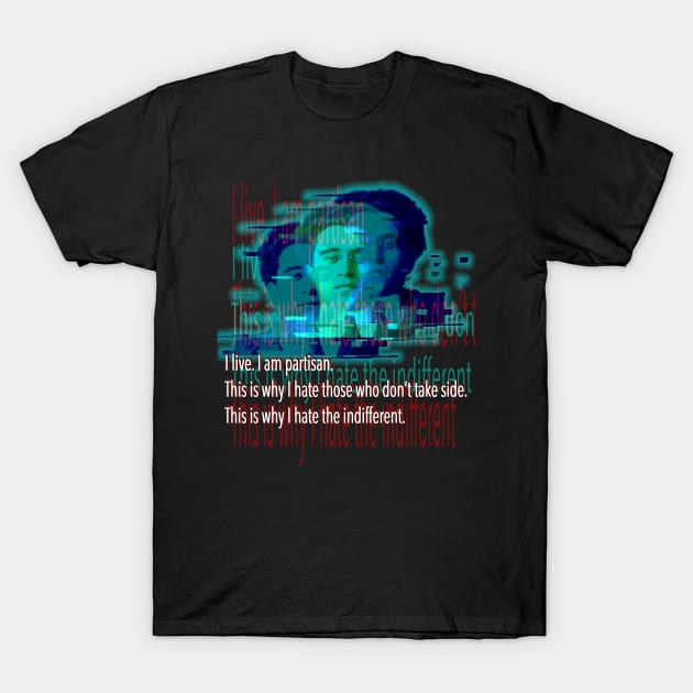 Gramsci T-Shirt by Blacklinesw9